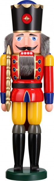 Großer Nussknacker "König", aus Holz, natur, Höhe 50 cm