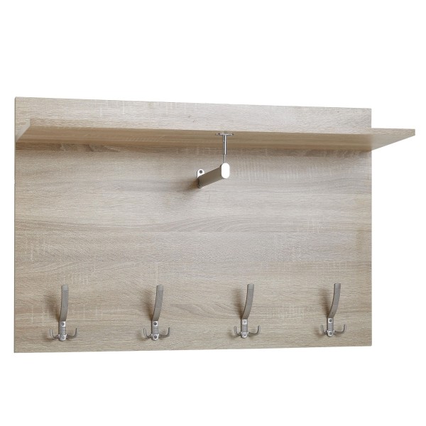 wonido Design Wandgarderobe, Flurgarderobe, Sonoma Eiche, 90x60x29,5 cm